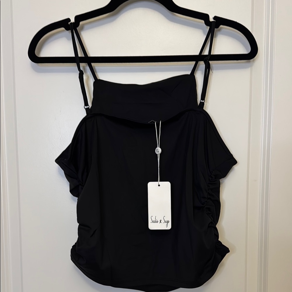 Sadie & Sage Black Camisole Top - Picture 3 of 4